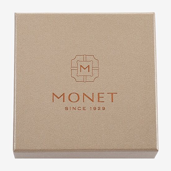 Monet® Simulated Pearl and Crystal Gold-Tone Drop Earring and Necklace Set