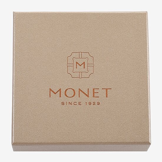 Monet Jewelry Gold Tone Cross Compact Mirror