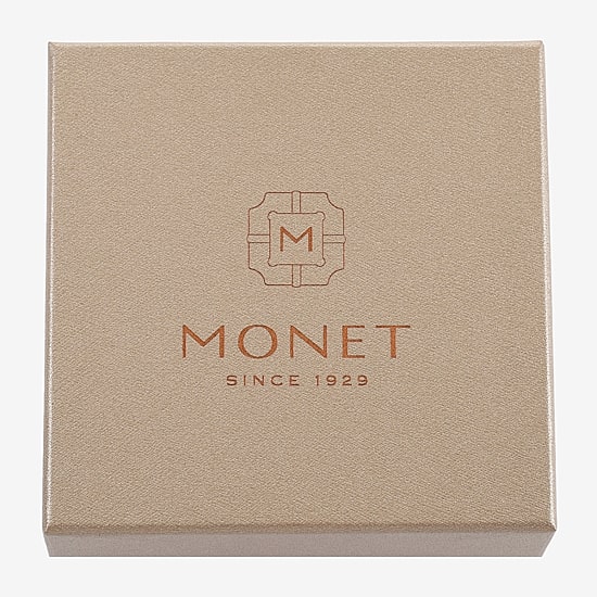 Monet® Simulated Pearl Crystal Double Drop Earring and Necklace Boxed Set