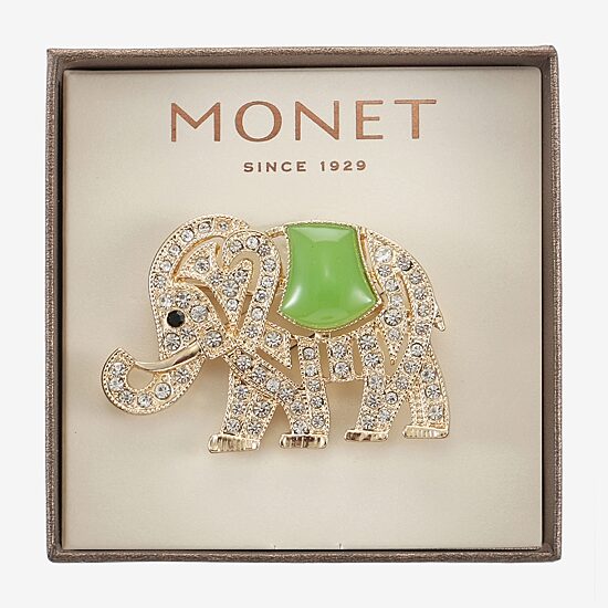 Monet Jewelry Elephant Pin