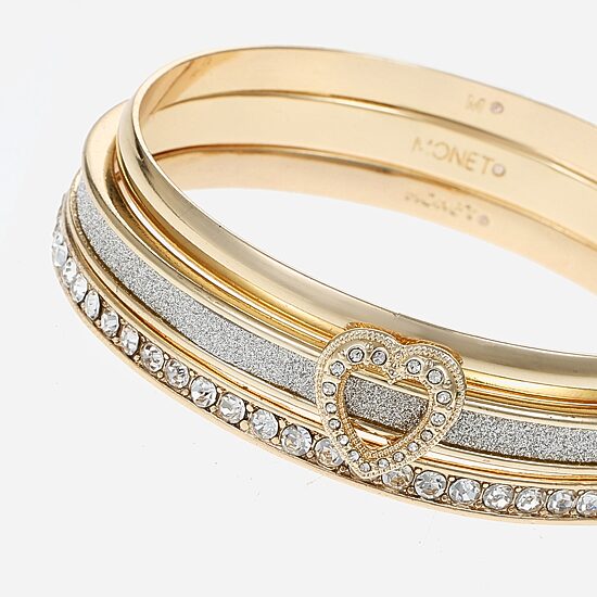Monet Jewelry Two Tone Womens 3-pc. Bracelet Set