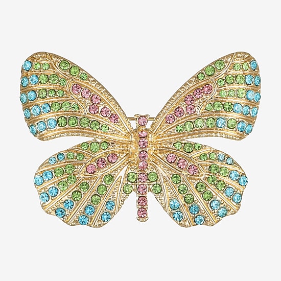 Monet Jewelry Multi Color Crystal Pin