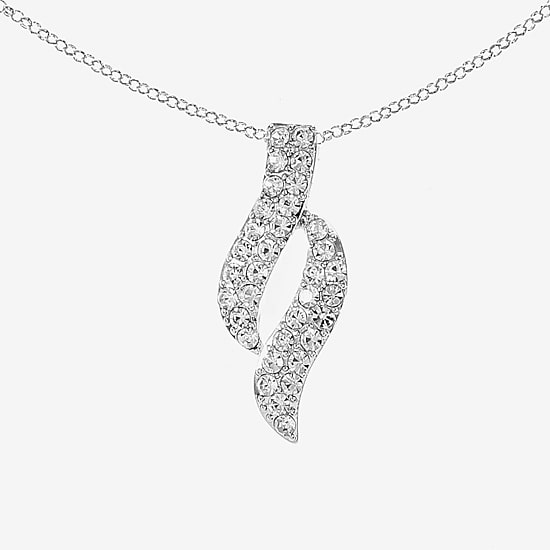 Monet Jewelry Twist Pendant Necklace And Drop Earring Womens Glass 2-pc. Jewelry Set