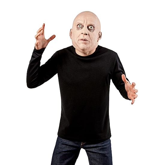 Mens The Addams Family Uncle Fester Mask Costume Accessory