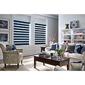 Bali Breezy Layered Custom Light-Filtering Continous Cord Loop Sheer Shade