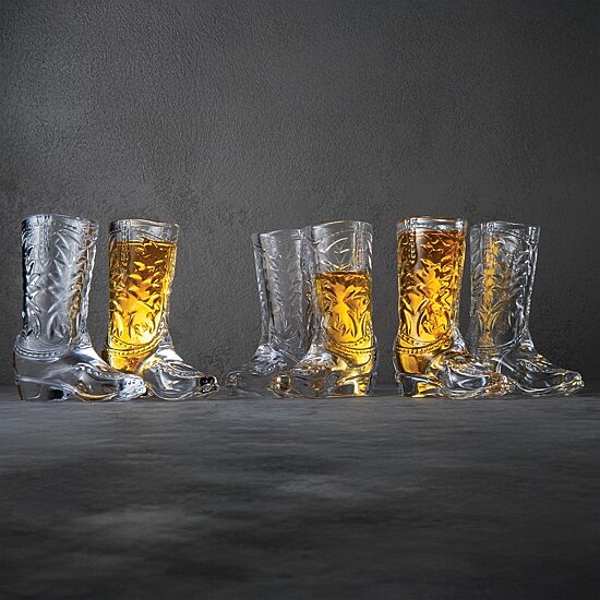 Whiskey and Rye 6-pc. Shot Glass Set