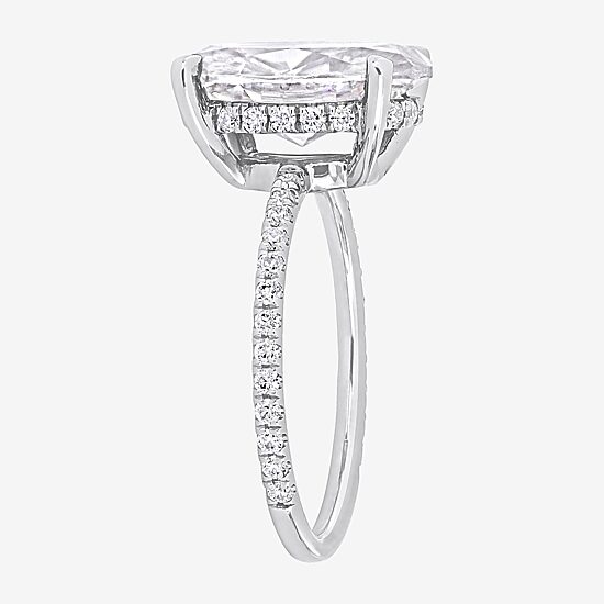 Womens 4 7/8 Ct. T.W. Lab Created White Moissanite 10K Gold Solitaire Engagement Ring