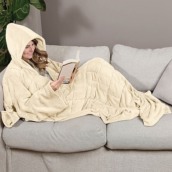 Ella Jayne Wearable Anti-Anxiety 10lb Weighted Snuggle Blanket
