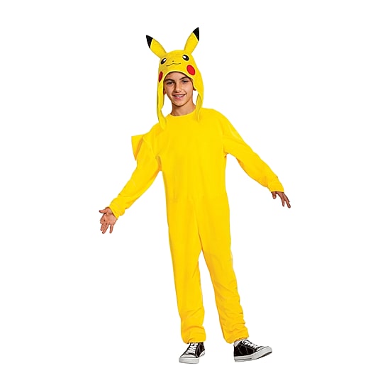Little & Big Kid Boys Pikachu Classic Pokemon Costume Set