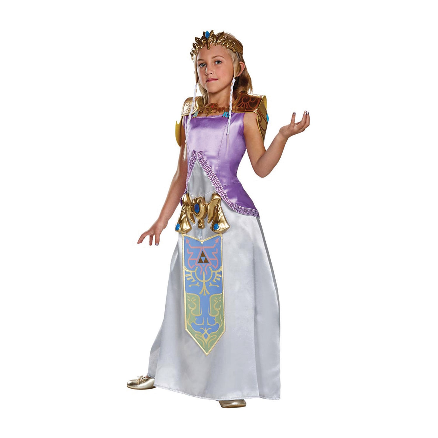 Little & Big Kid Girls Deluxe Zelda Costume Set