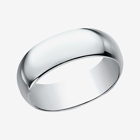 Mens 8MM 10K Gold Wedding Band