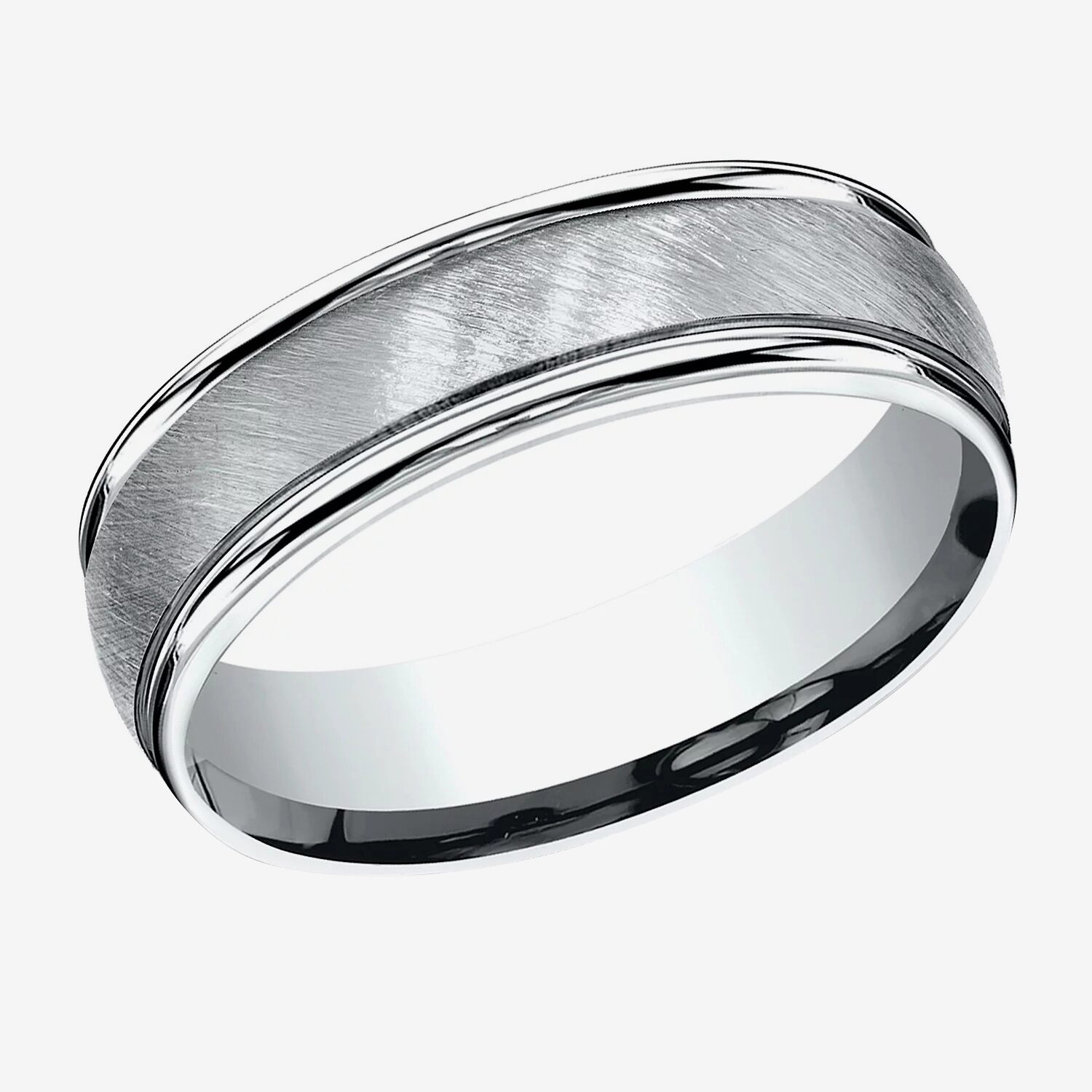 Mens 6MM 10K Gold Wedding Band