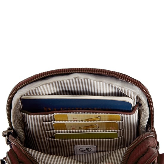 Travelon Boho Anti-Theft 2 Compartment Phone Crossbody