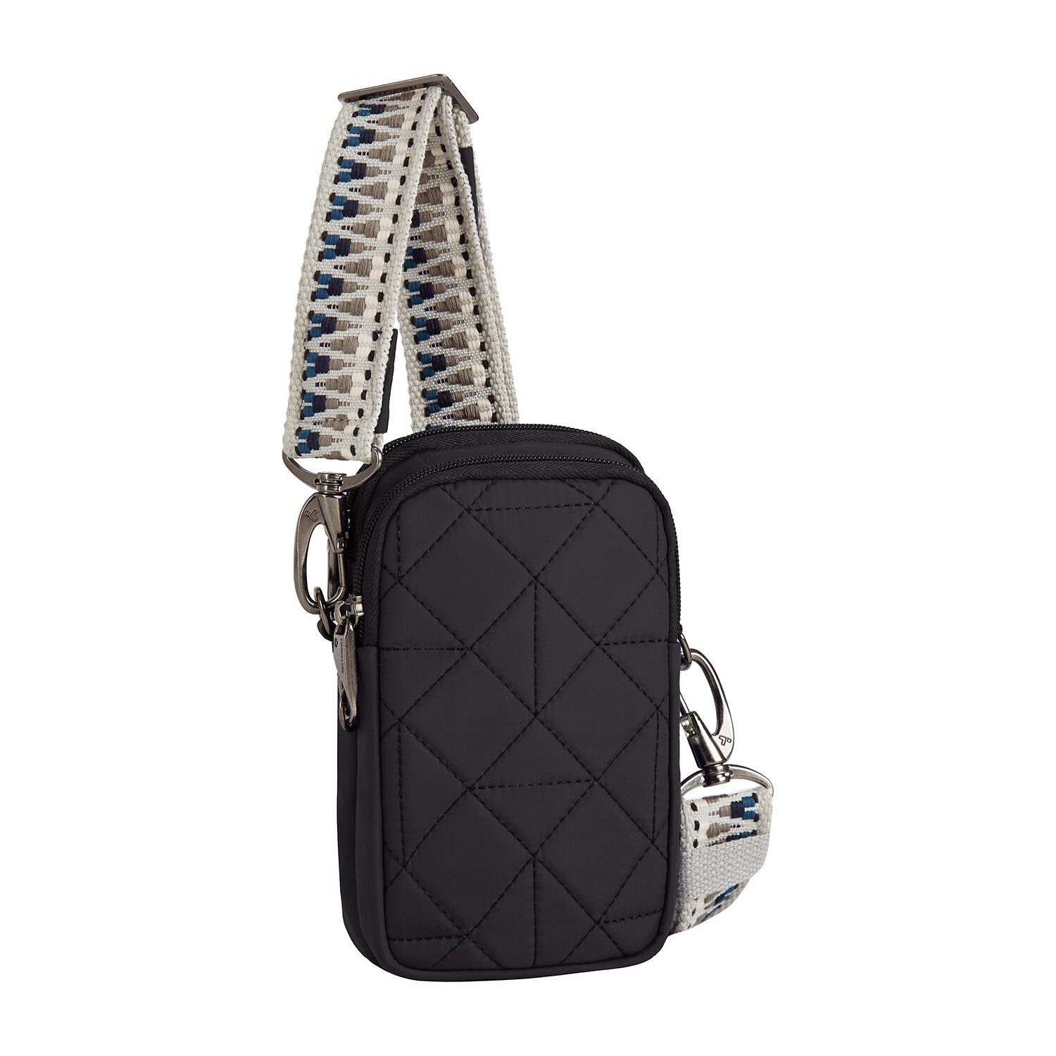 Travelon Boho Anti-Theft 2 Compartment Phone Crossbody