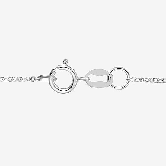 Womens Gemstone Sterling Silver Pendant Necklace