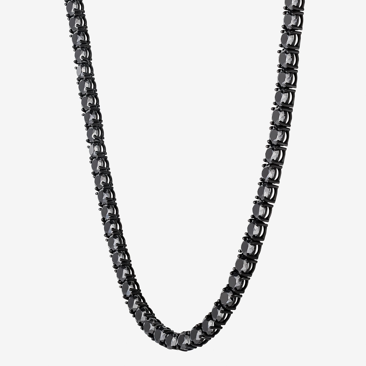 Shaquille O'Neal XLG™ Mens Cubic Zirconia Stainless Steel 22 Inch Tennis Necklace