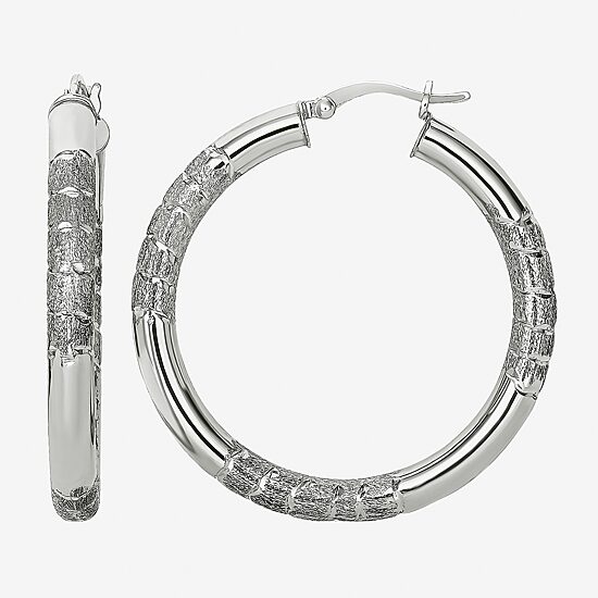 Sterling Silver Hoop Earrings