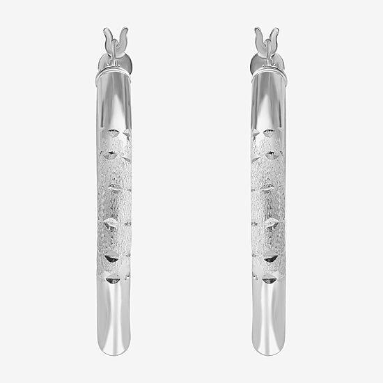 Sterling Silver Hoop Earrings