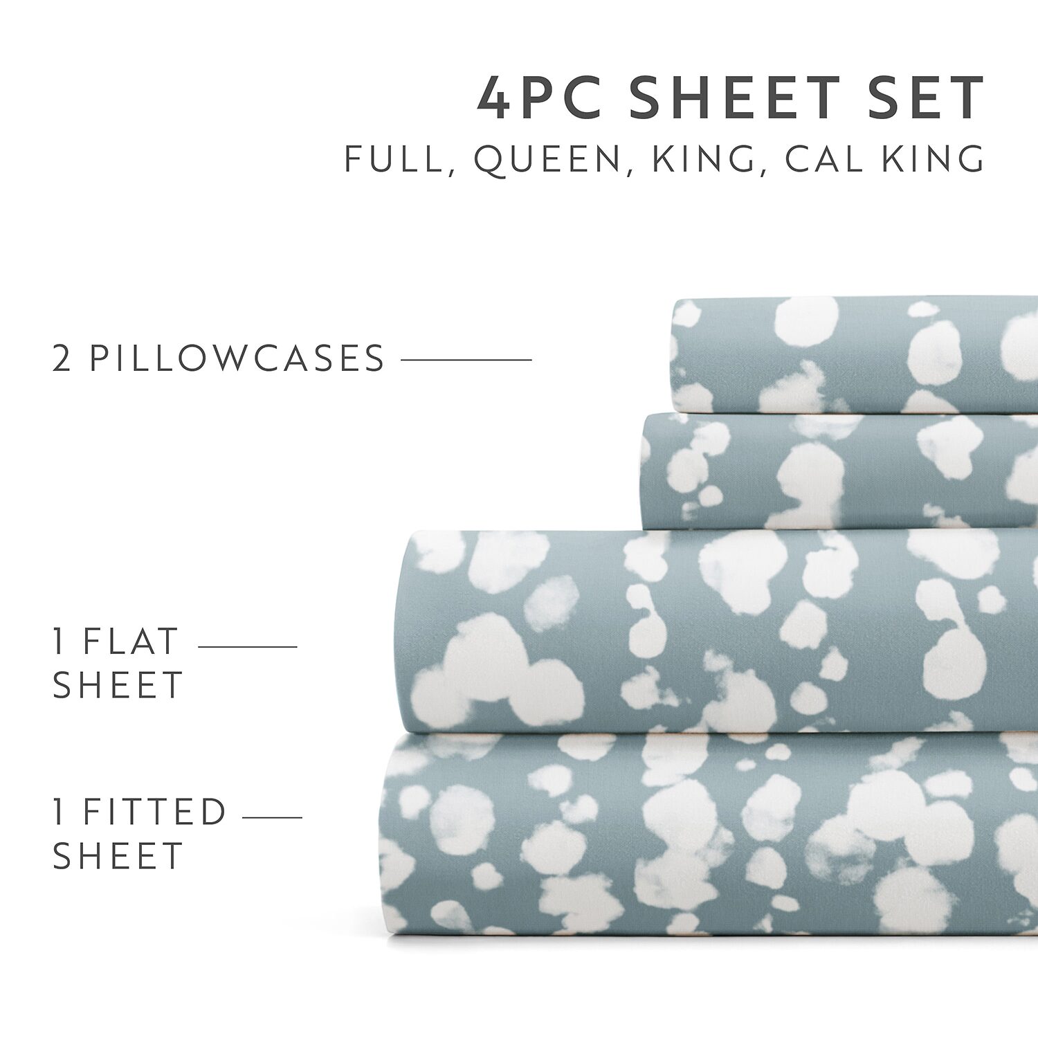 Casual Comfort 4-Pc Ultra Soft Pattern Sheet Set