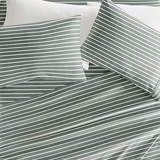 Casual Comfort Distressed Awning Patterned Sheet Set