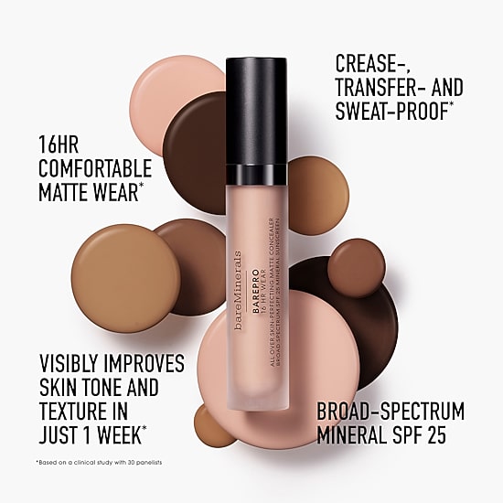 bareMinerals Barepro 16hr All Over Skin-Perfecting Matte Concealer Mineral SPF 25