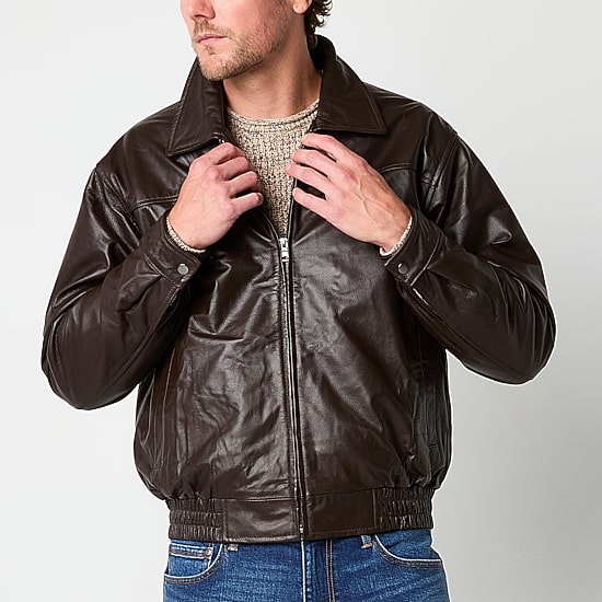 Victory Mens Leather Midweight Jacket
