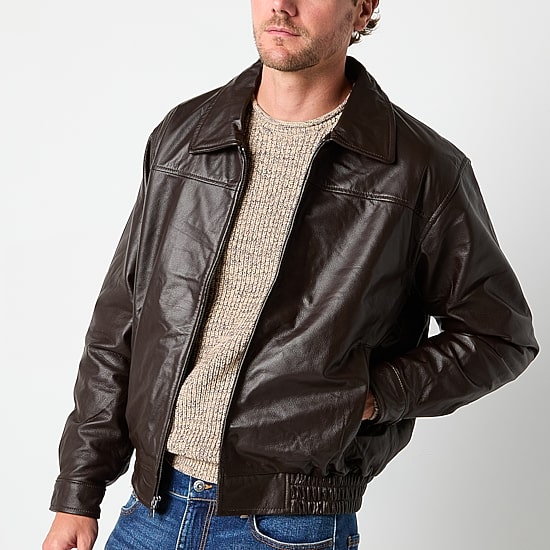 Victory Mens Leather Midweight Jacket