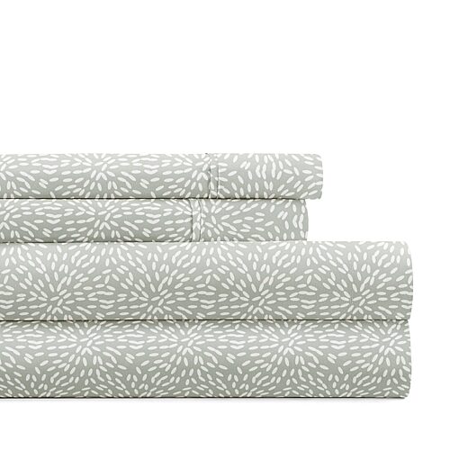 ienjoy Home Delicate Details 4-p.c. Sheet Set, Full - Modern Circles Green Mist