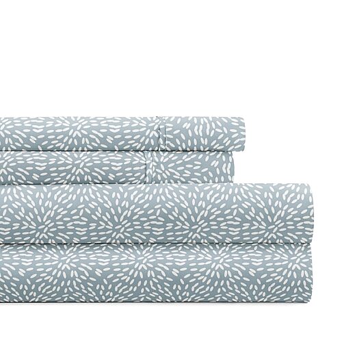 Casual Comfort Modern Circles Patterned Sheet Set, One Size, Blue
