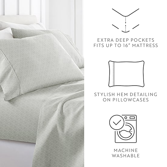 Casual Comfort Modern Circles Patterned Sheet Set