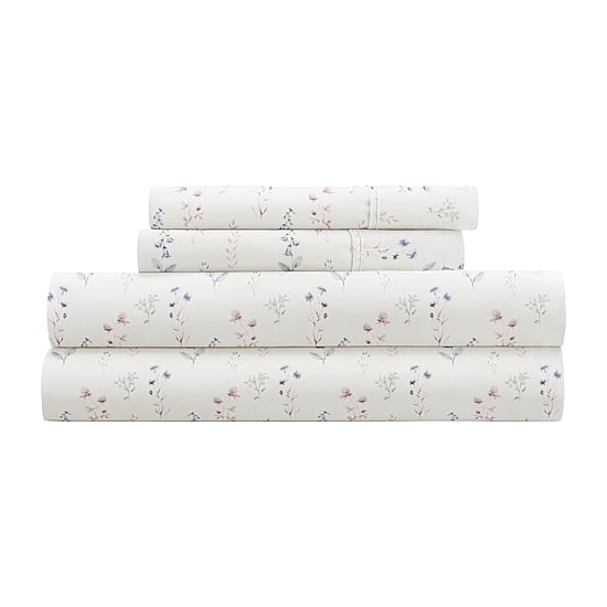 Casual Comfort Painted Meadow Patterned Sheet Set