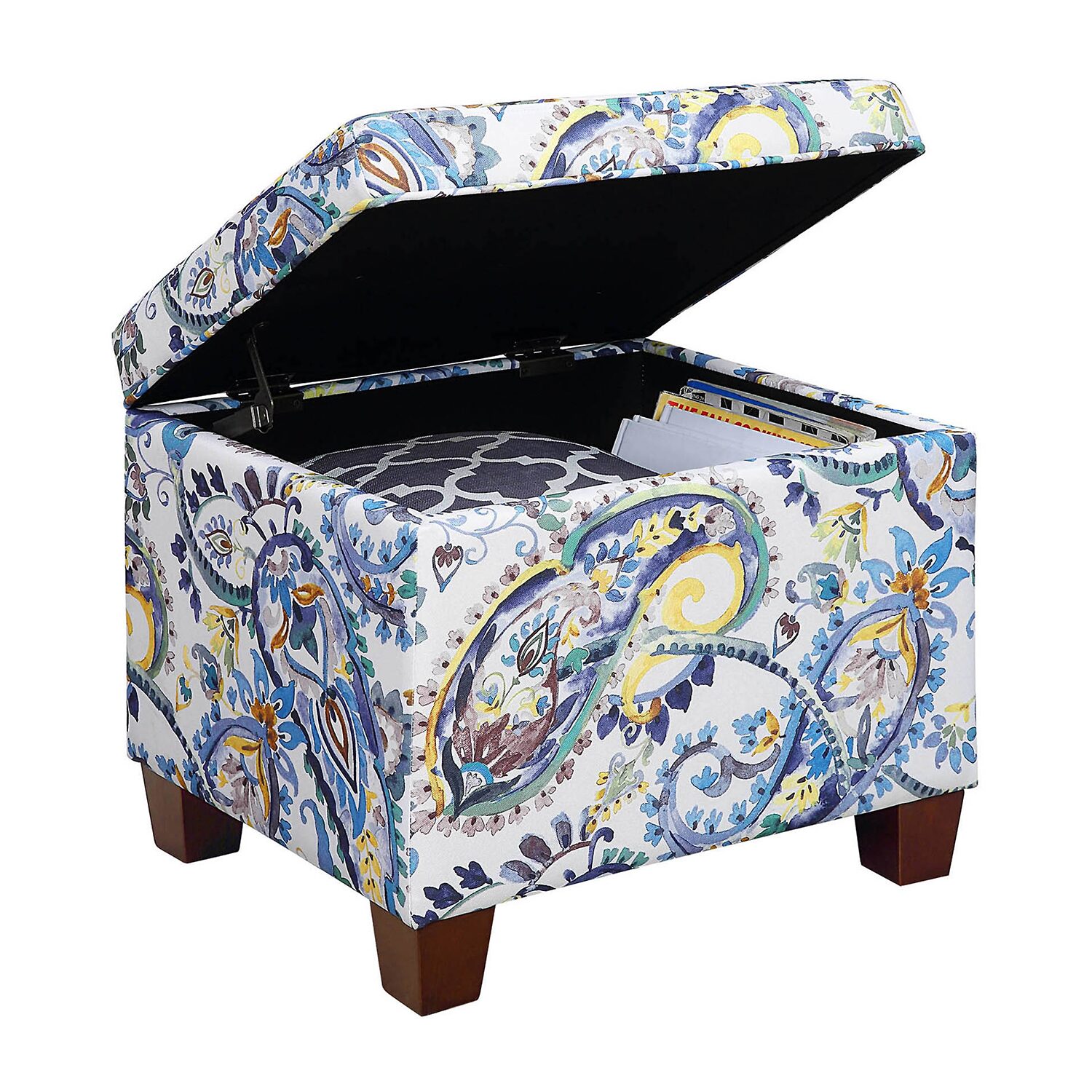 Madisson Cushioned Storage Ottoman