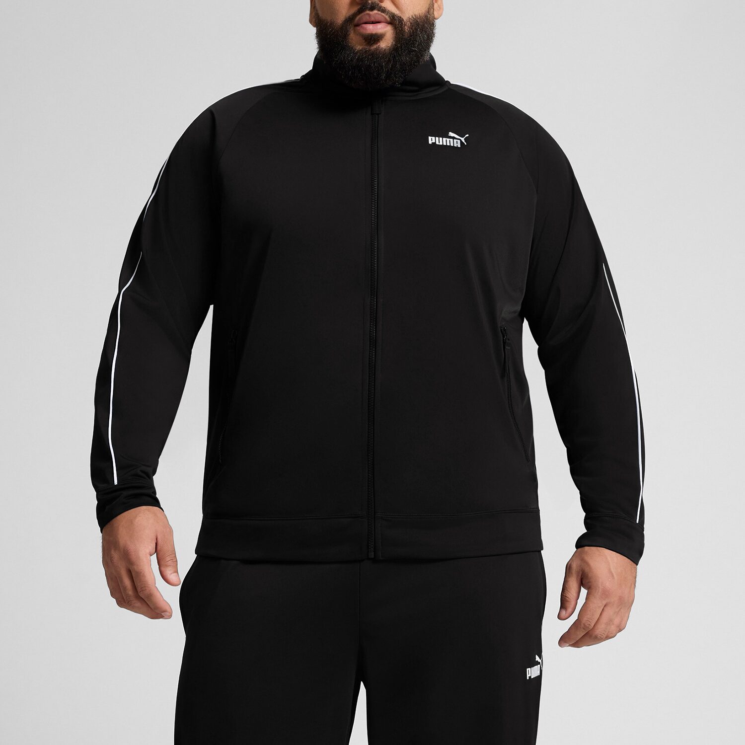 PUMA Mens Big and Tall Lightweight Track Jacket