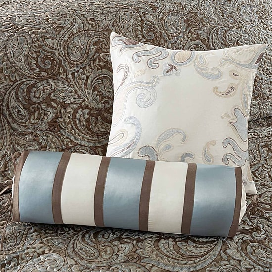 Madison Park Whitman 5 Piece Reversible Jacquard Bedspread Set