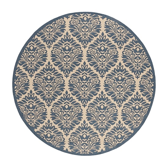 Safavieh Linden Collection Nikola Geometric RoundArea Rug