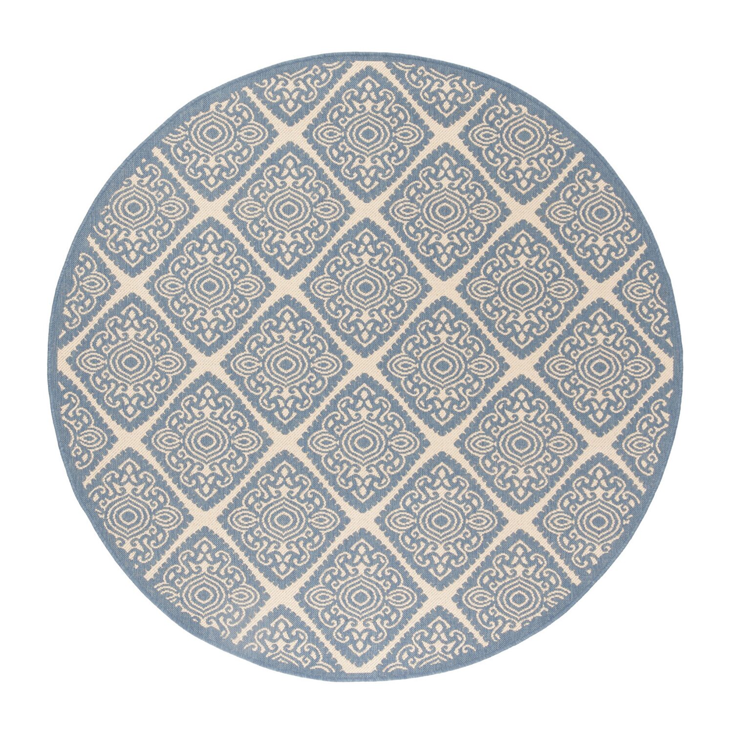 Safavieh Linden Collection Raymond Geometric RoundArea Rug
