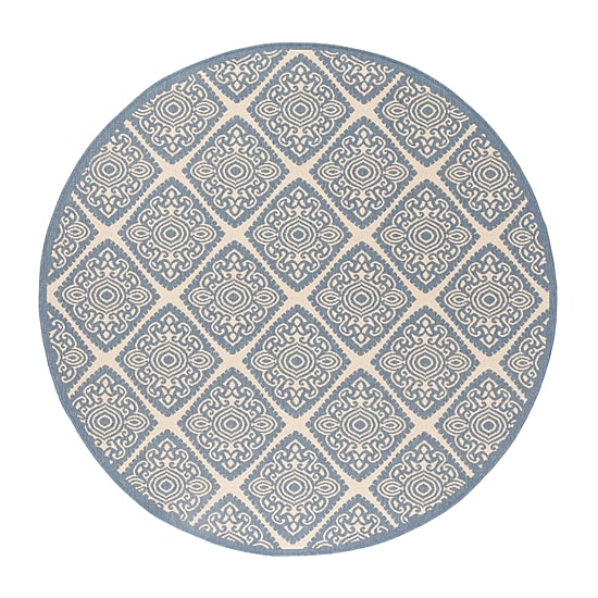 Safavieh Linden Collection Raymond Geometric RoundArea Rug