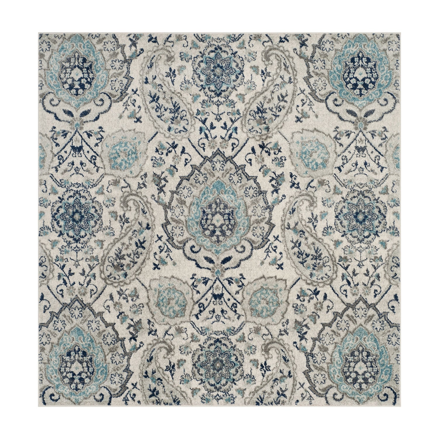 Safavieh Madison Collection Baldric Floral Square Area Rug