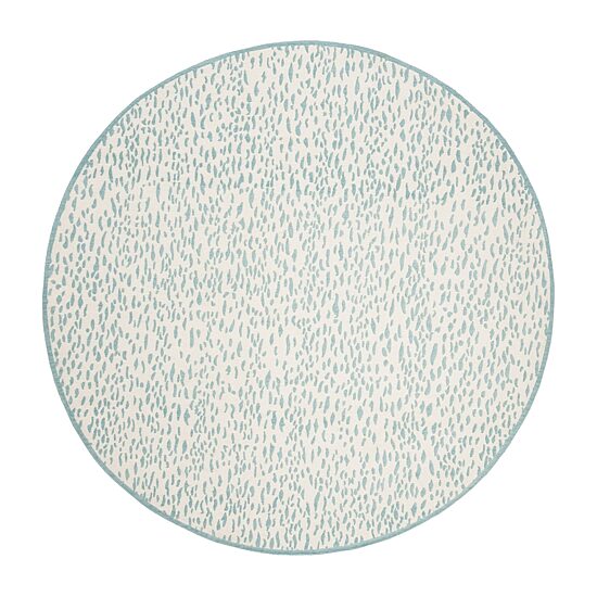 Safavieh Marbella Collection Gaia Geometric Round Area Rug