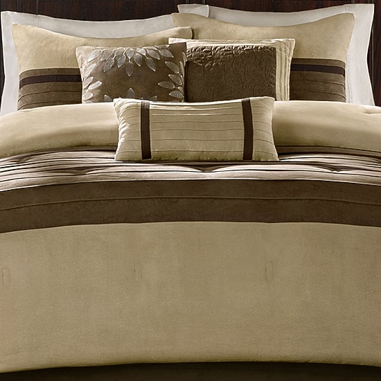 Madison Park Teagan 7-pc. Faux Suede Comforter Set