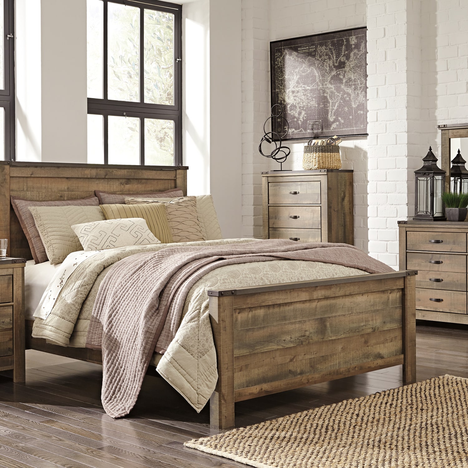 Signature Design by Ashley® Trinell Bedroom Collection 2-Drawer Nightstand