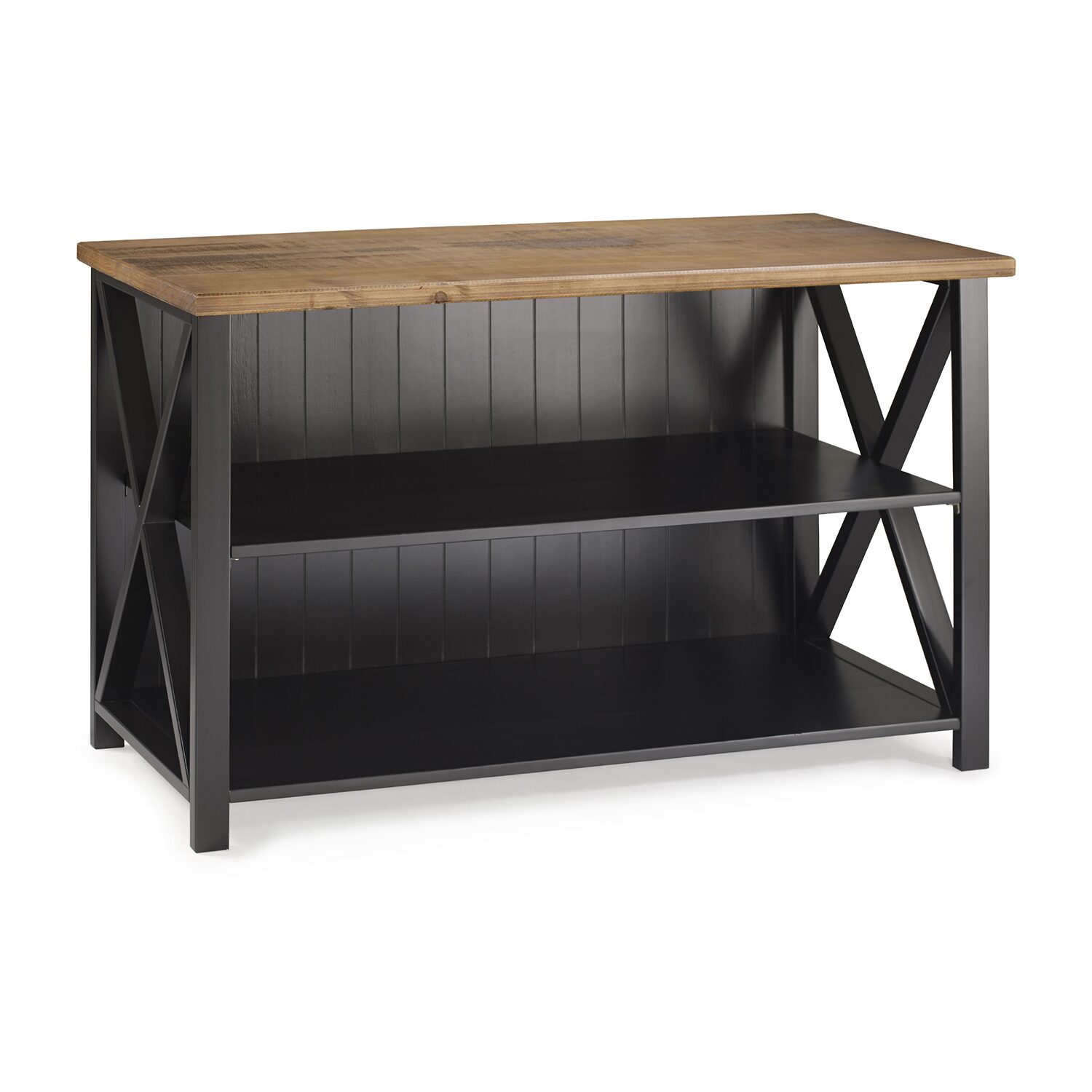 Walker Edison Freeda Small Space Collection Storage Console Table