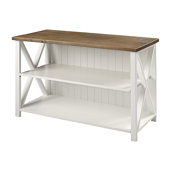 Walker Edison Freeda Small Space Collection Storage Console Table