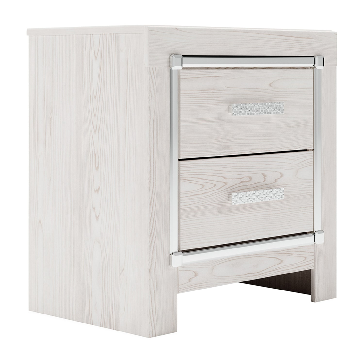 Signature Design by Ashley Altyra 2-Drawer Nightstand in White