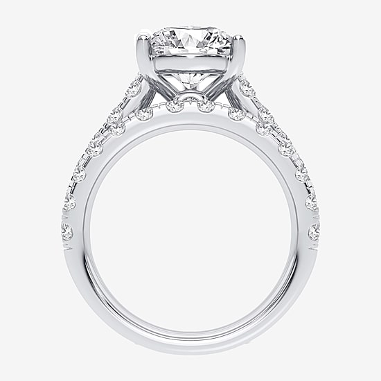 (H-I / SI1-SI2) Signature By Modern Bride Womens 5 CT. T.W. Lab Grown White Diamond in 14K Gold Pear Bridal Set