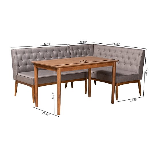 Riordan Dining Room Collection 3-pc. Rectangular Dining Set