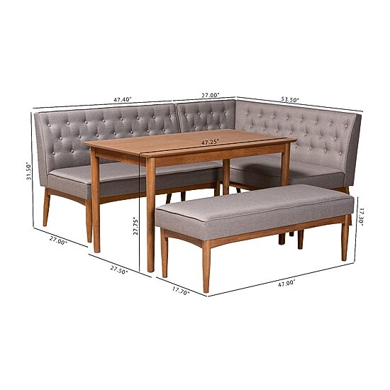 Riordan Dining Room Collection 4-pc. Rectangular Dining Set