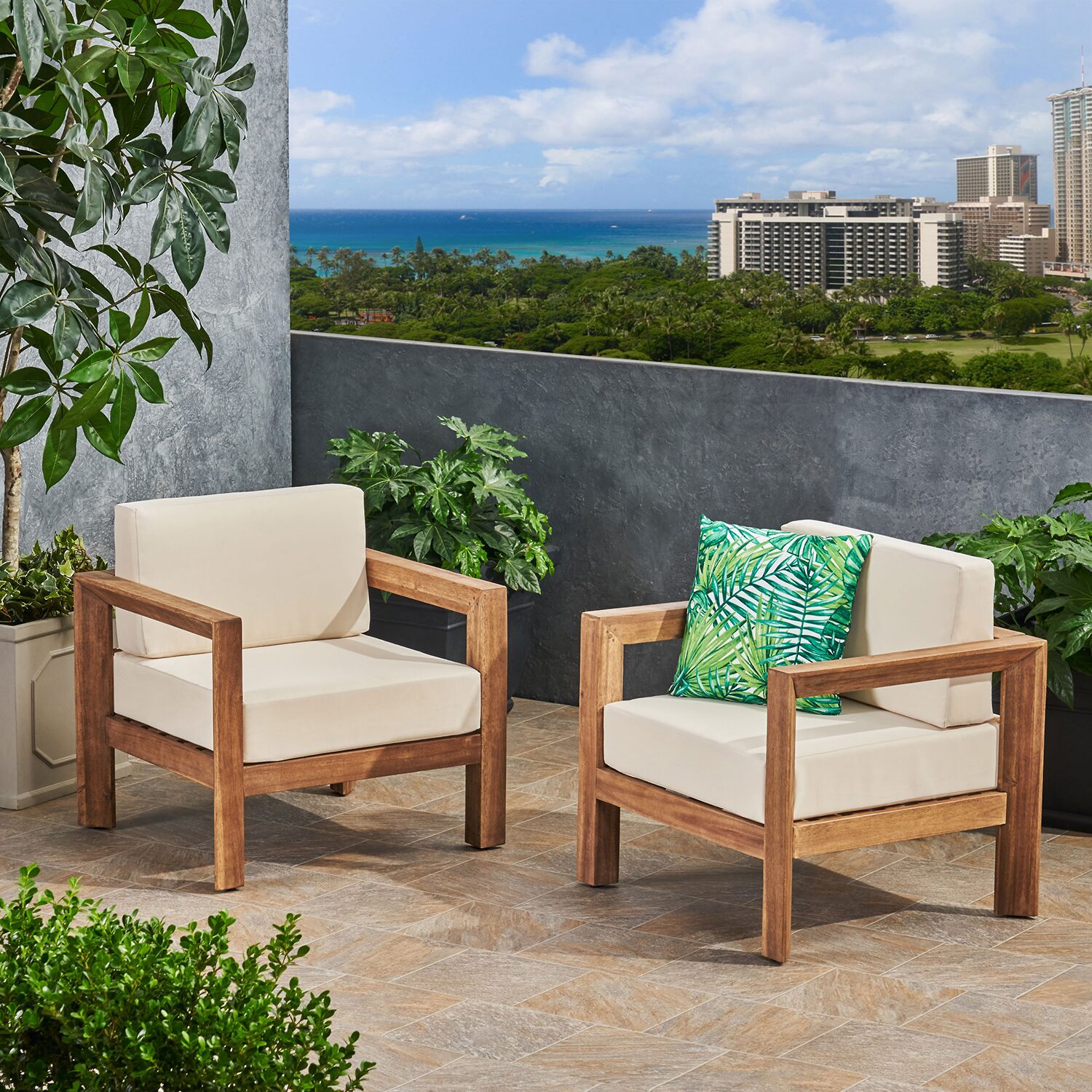 Genser 2-pc. Upholstered Club Chair