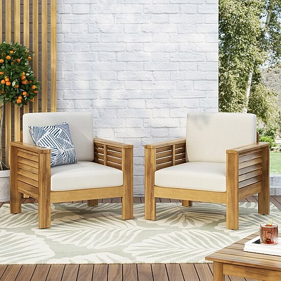 Louver 2-pc. Upholstered Club Chair