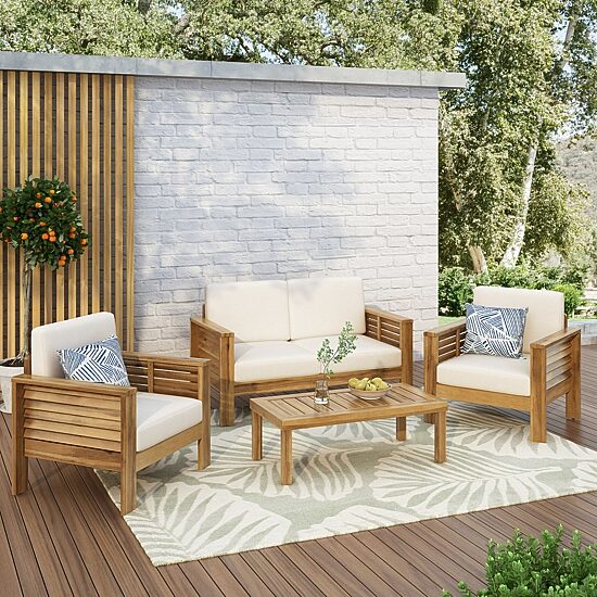 Louver 4-pc. Conversation Set